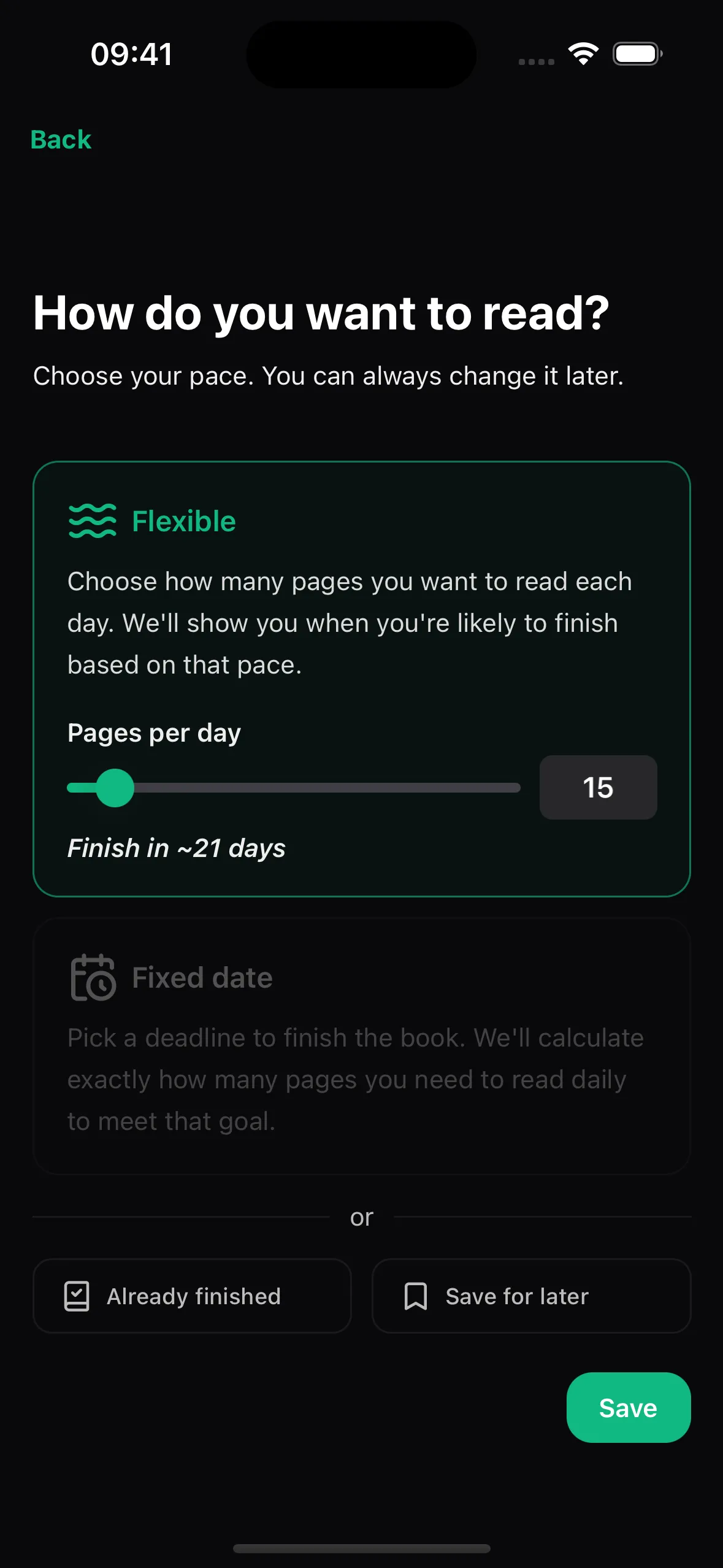 Pages mode